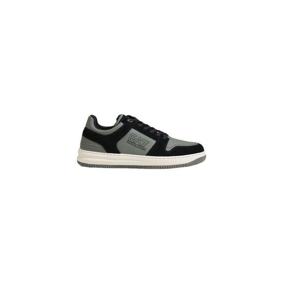 EA7 Emporio Armani Green Polyester Athletic Men's Sneakers - Picture 1 of 5